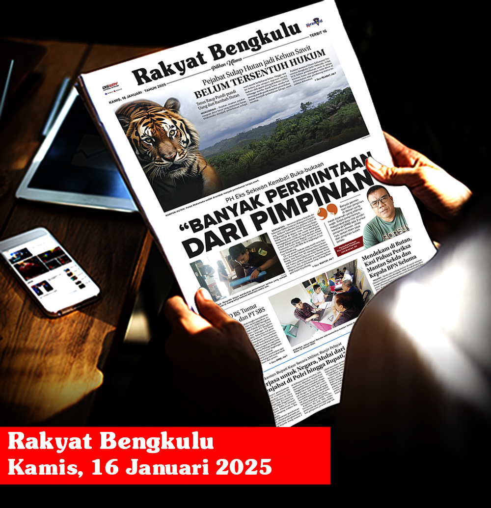 Rakyat Bengkulu, Kamis 16 Januari 2025