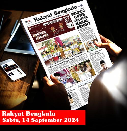 Rakyat Bengkulu, Sabtu 14 September 2024