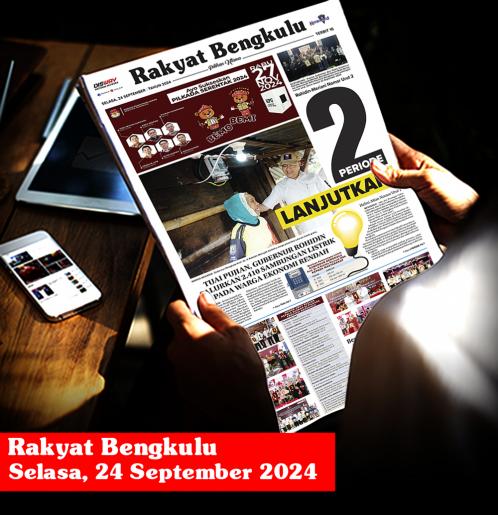 Rakyat Bengkulu, Selasa 24 September 2024