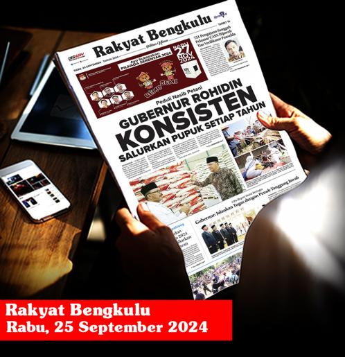 Rakyat Bengkulu, Rabu 25 September 2024