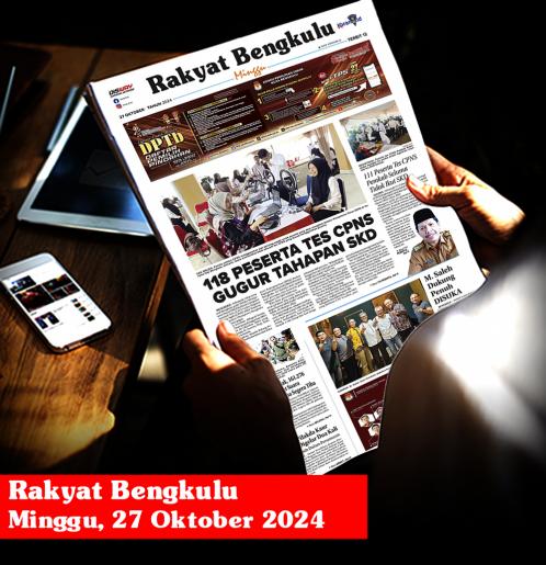 Rakyat Bengkulu, Minggu 27 Oktober 2024