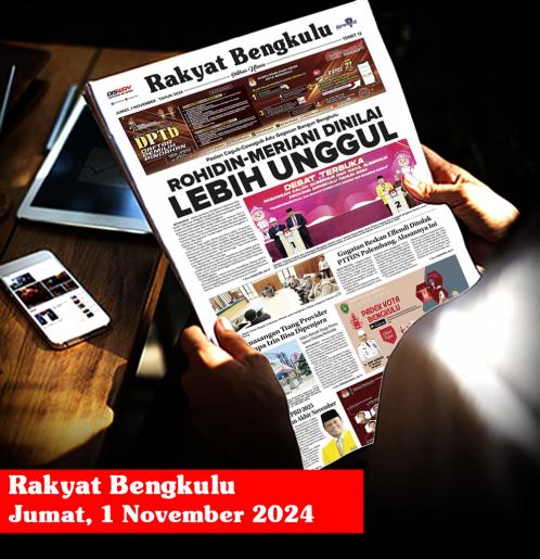 Rakyat Bengkulu, Jumat 1 November 2024